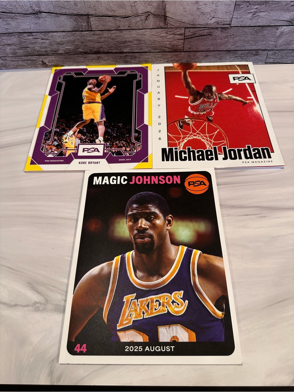 15 PSA Magazine Lot 2025-2026 Kobe Jordan Ohtani Jeter Sports Collectibles